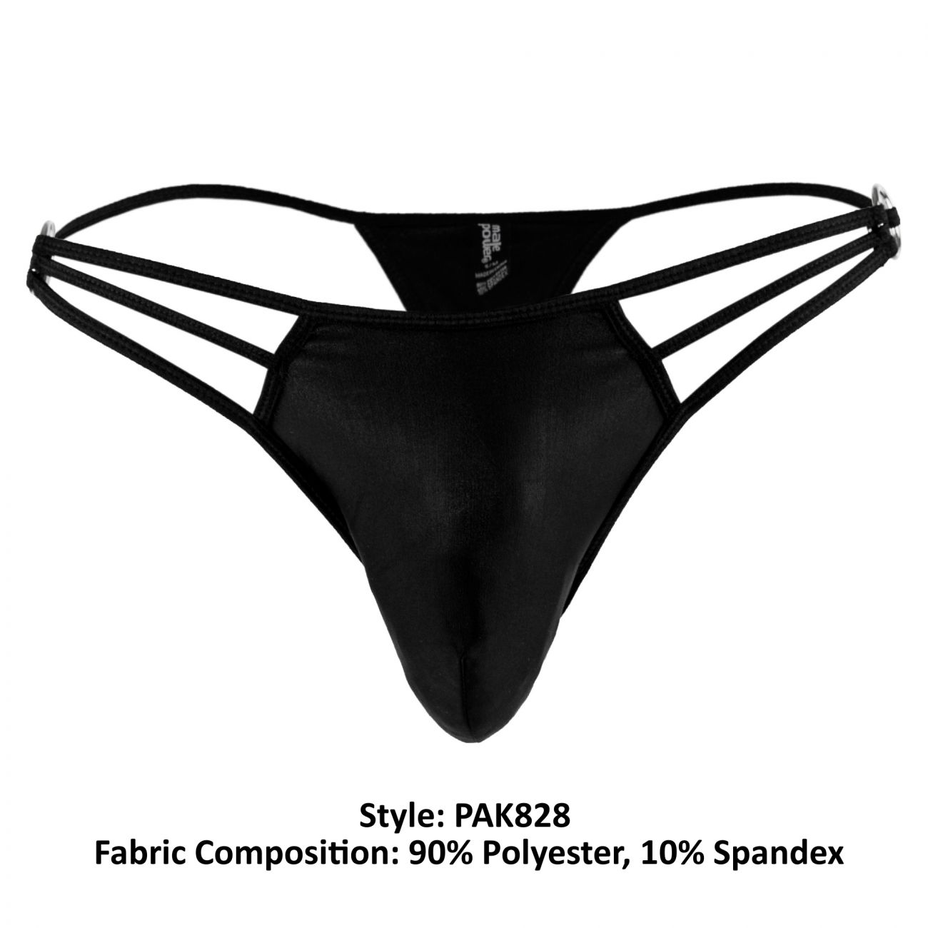 Mens Underwear Male Power PAK828 GThong with Straps and Rings eBay